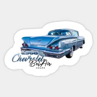 1958 Chevrolet Bel Air Impala Coupe Sticker